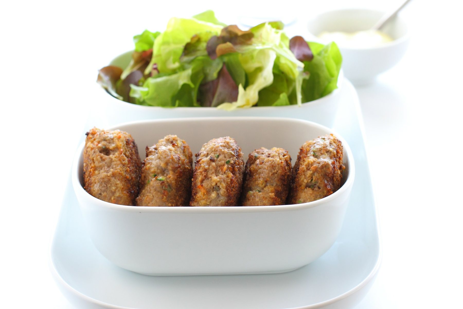 Asian Style Pork Meatball Lettuce Wraps