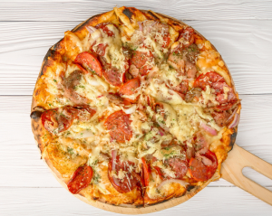 Low Carb Pepperoni Pizza