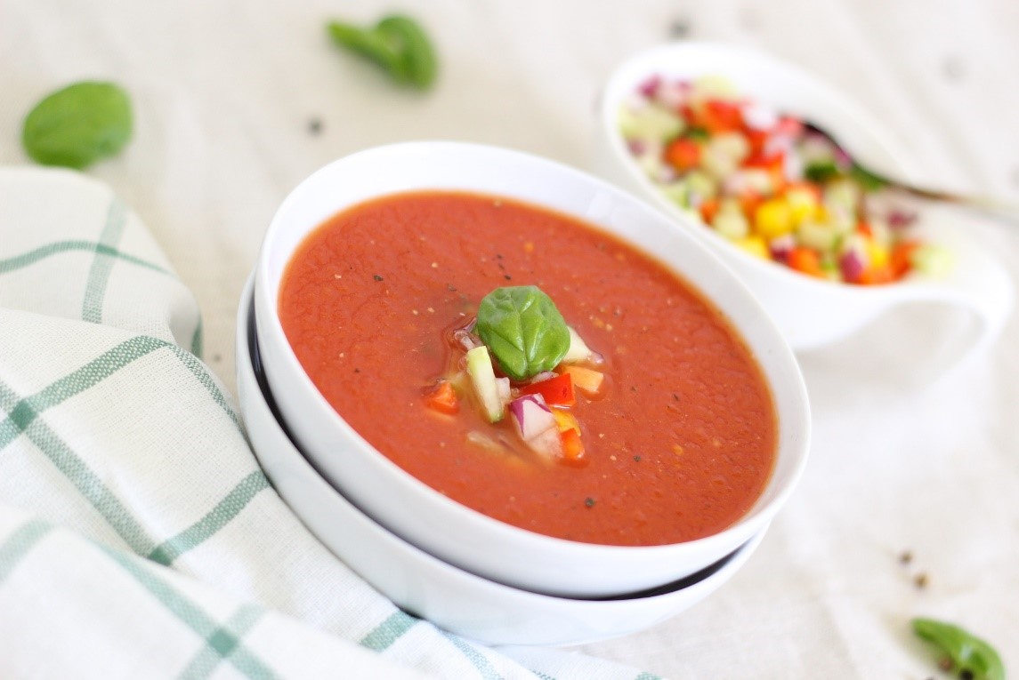 Roasted Tomato and Basil Soup