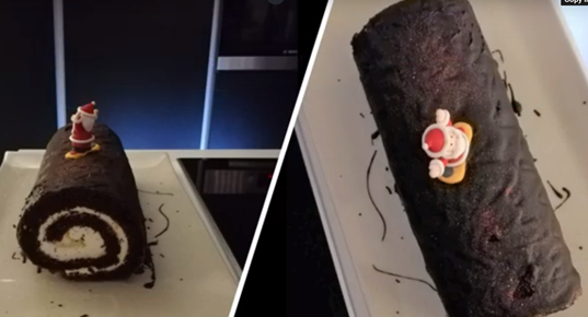 Delia's Gooey Chocolate Log (Adapted for Low Carb)