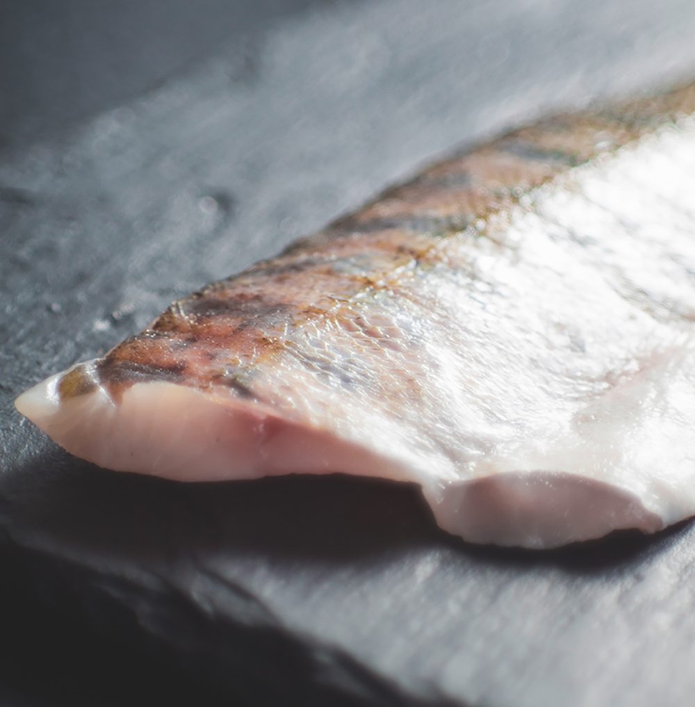 Seabass with Ginger Greens