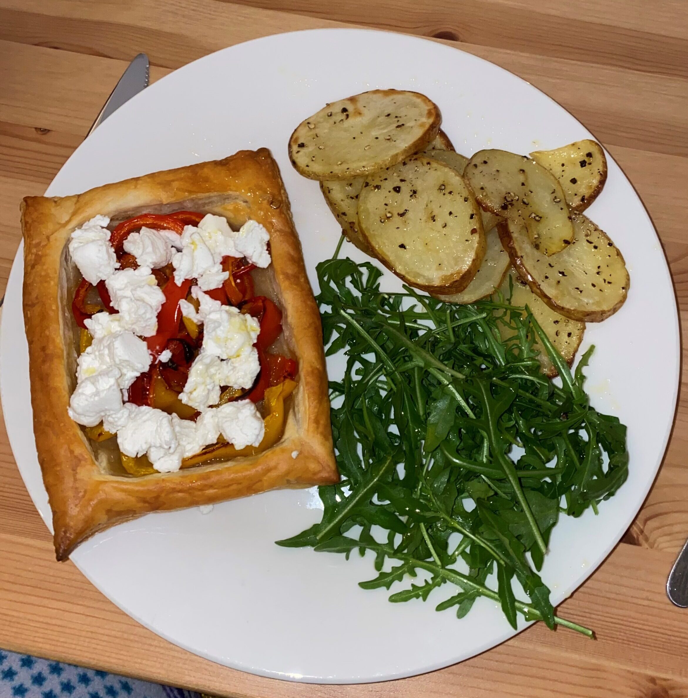 Roasted Pepper & Feta Tart