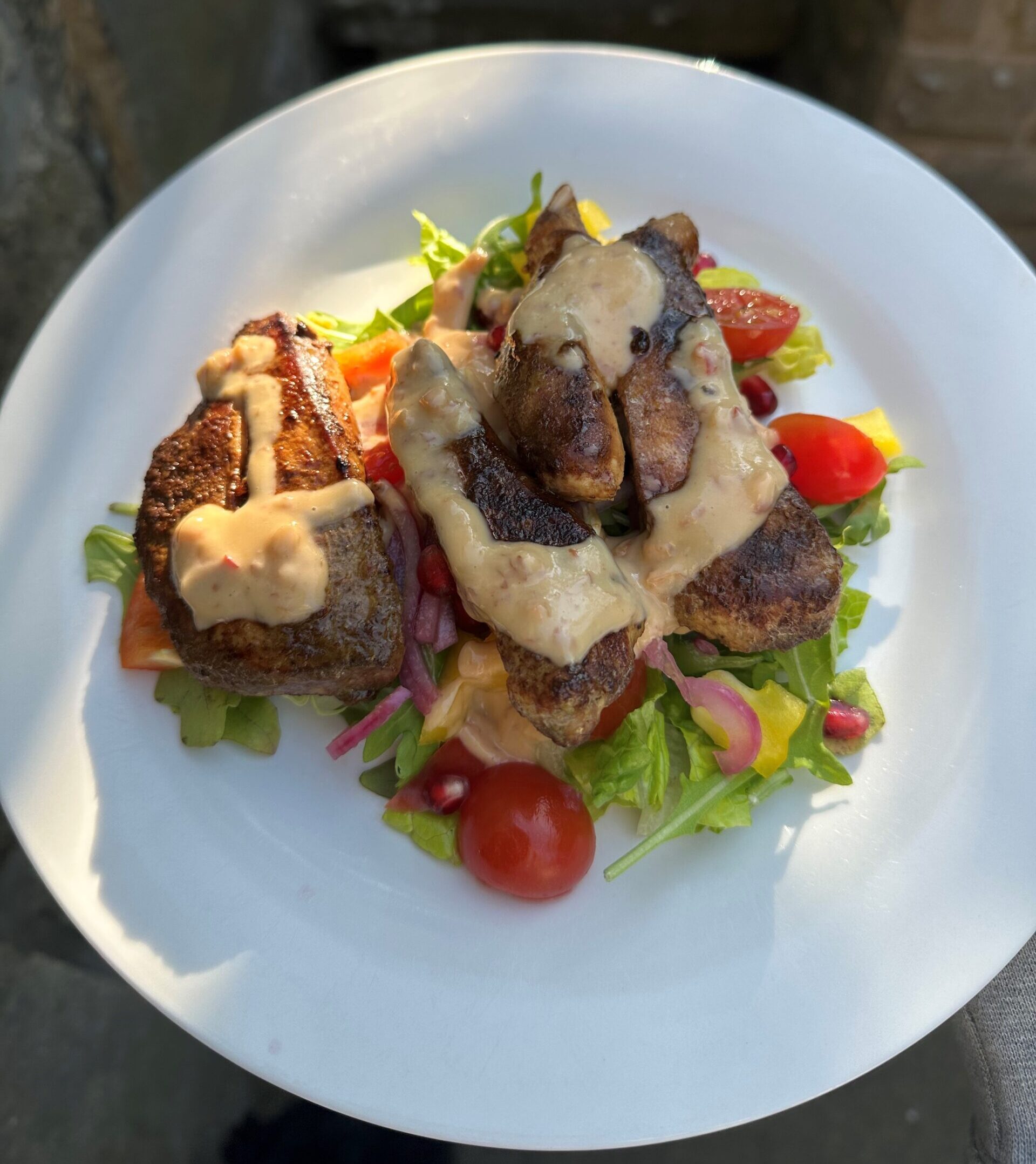 Chicken Satay Salad