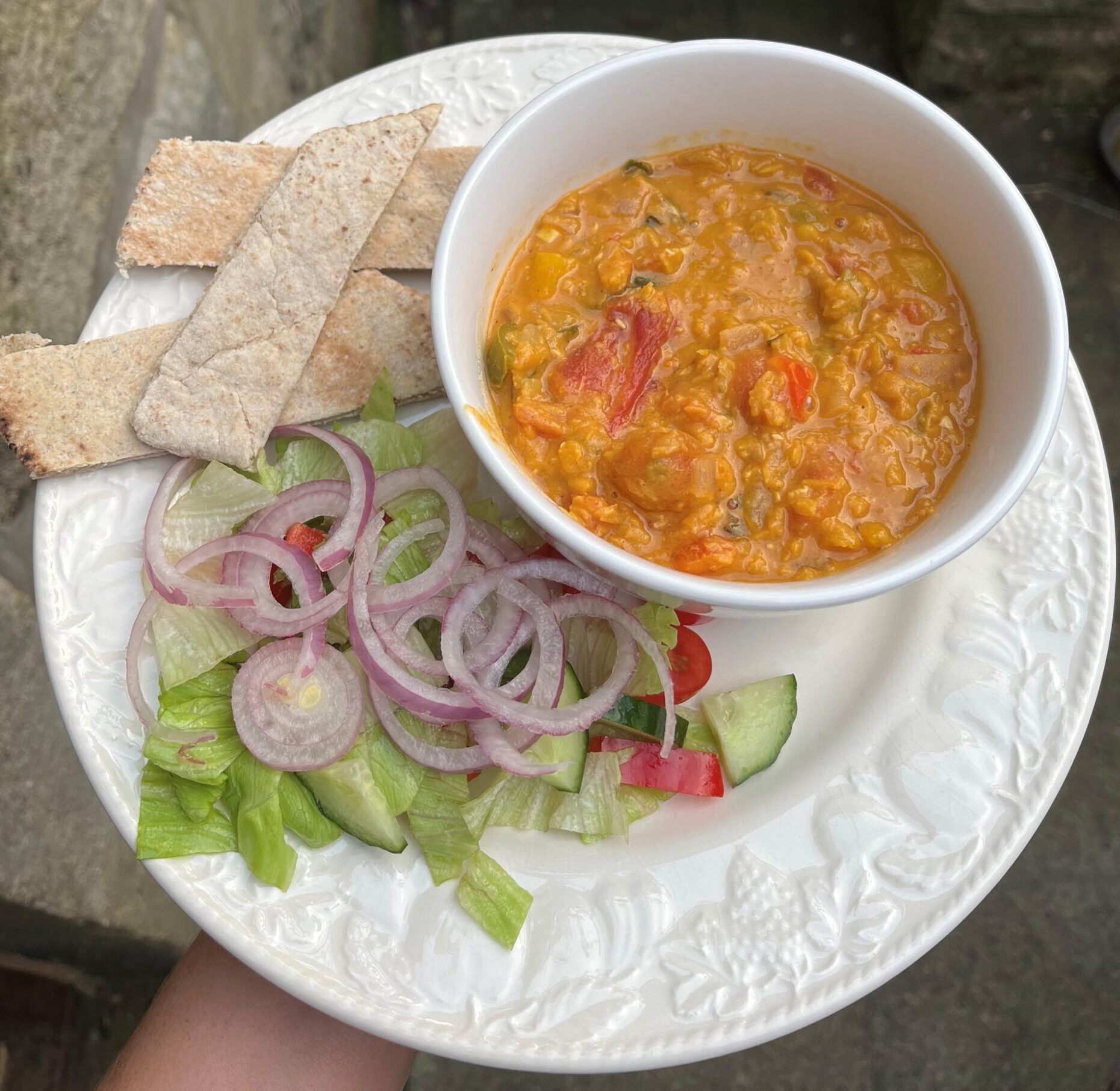 Pepper & Spinach Dahl