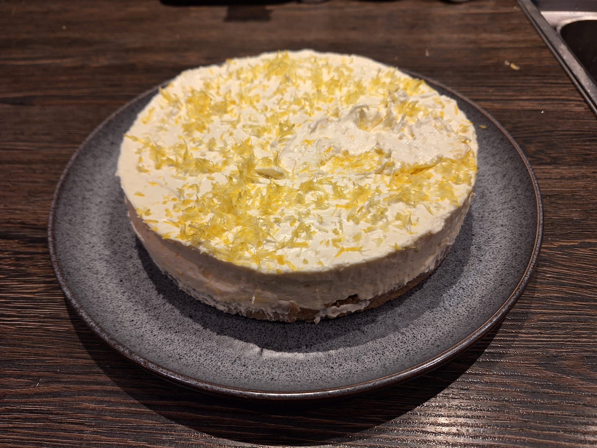 No Bake Lemon Cheesecake